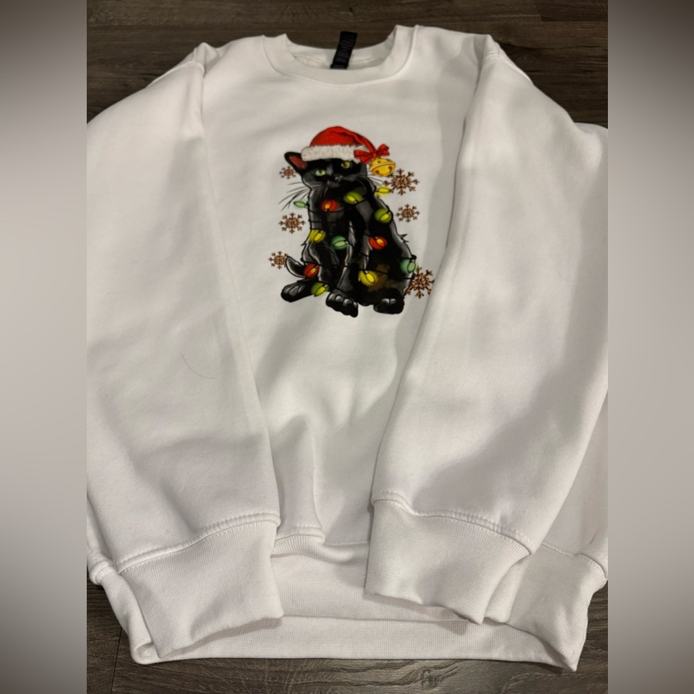 Christmas Cat Sweatshirt